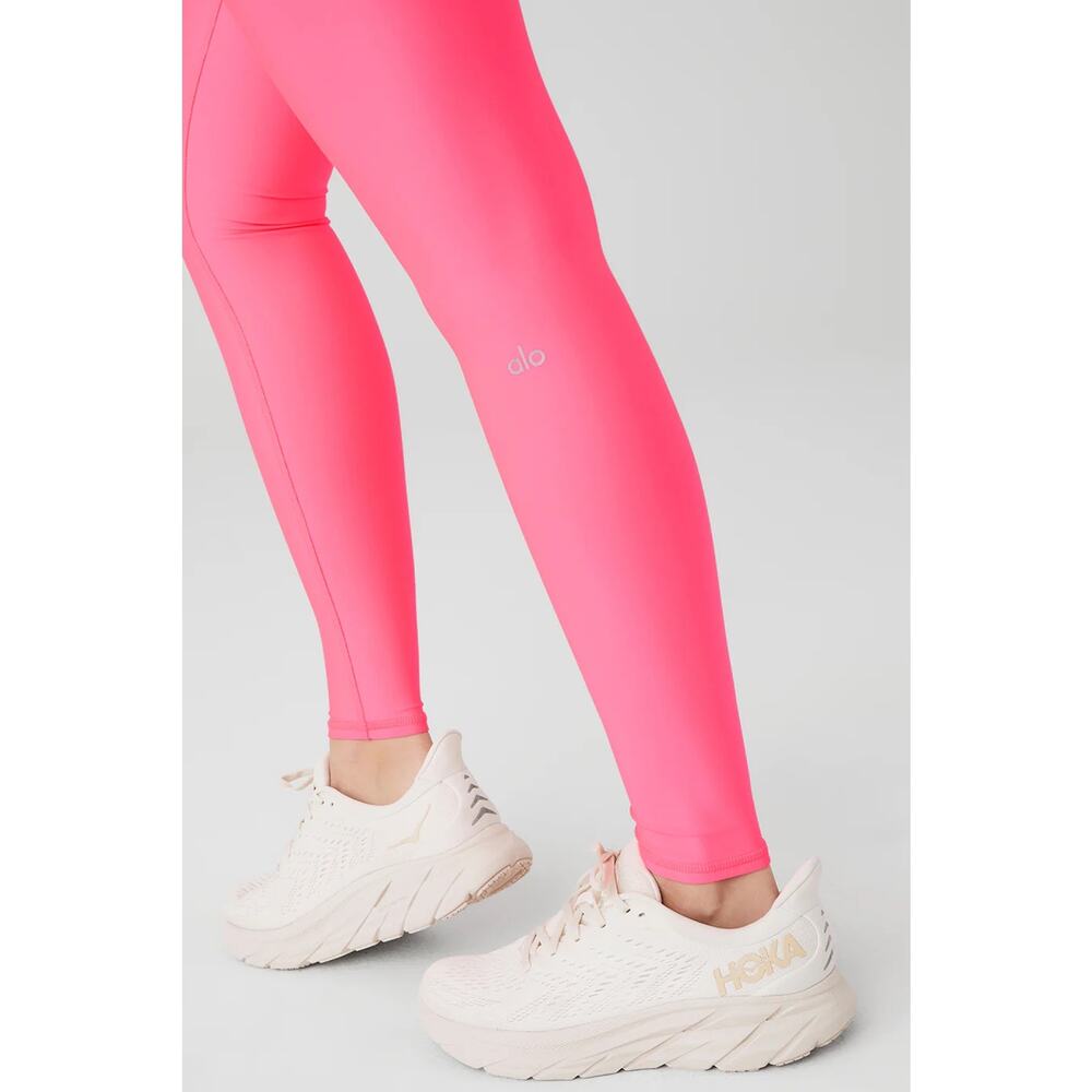 ALO Full-Length High-Waist Airlift Leggings Fluorescent Pink Coral Medium 🌺✨💖 - Picture 5 of 12